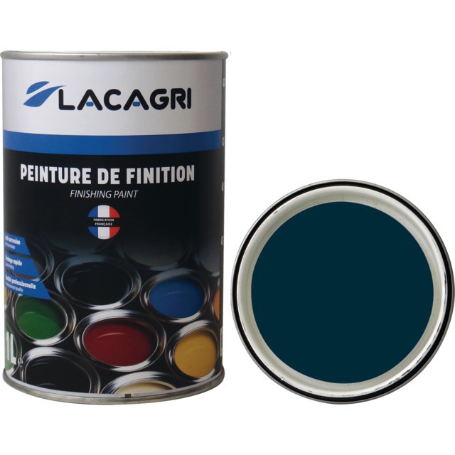 Peinture de Finition Gris Bleu Kubota POT 1L Lacagri référence fournisseur 1676392